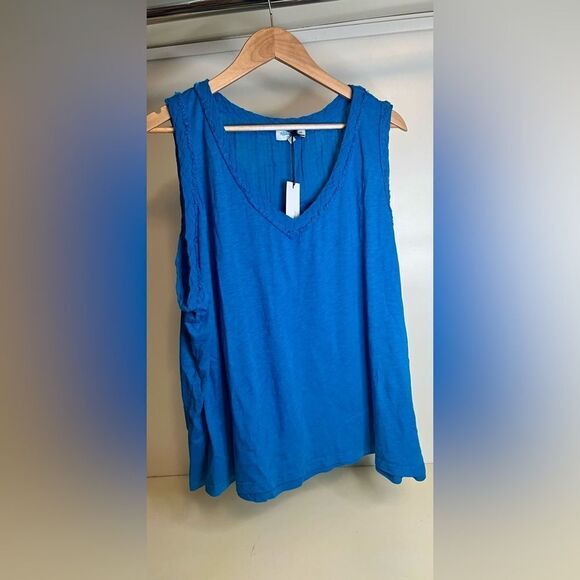 NWT Michael Stars Cotton Tank 3x - Picture 3 of 5